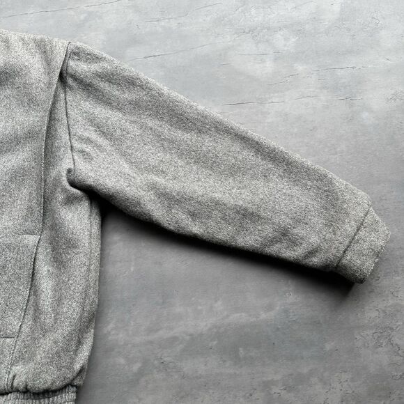 Vintage Hunt Club Wool Bomber Jacket Men’s XL – Made in USA – Gray Wool Blend - Picture 12 of 16